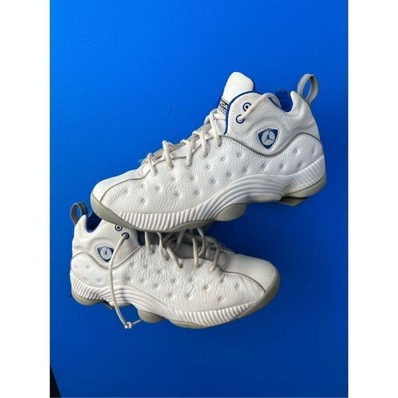 Jordan Other - Nike Air Jordan Jumpman Team II White Hyper Royal Blue Shoe Men Sz 10.5. 819175-